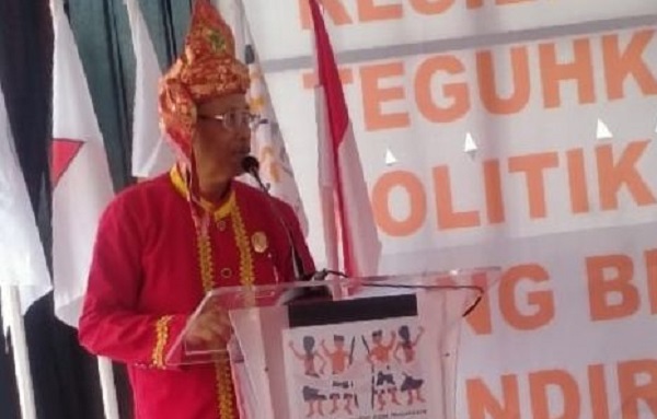 Ketua Pengurus Daerah Aliansi Masyarakat Adat Nusantara Kabupaten Bombana, Mansur Lababa