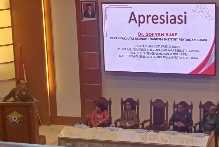 Presentase tentang DDP di Kantor Gubernur Sultra, Jumat (29 September 2023). FOTO: IST