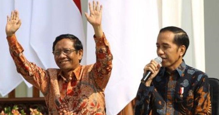 Mahfud MD dan Presiden Jokowi. FOTO: IST