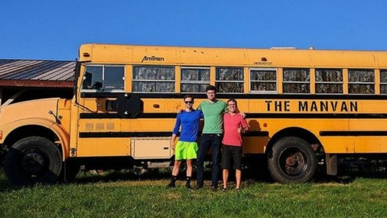 Keren Mahasiswa  Kreatif  Ubah Bus Bekas Jadi Rumah 